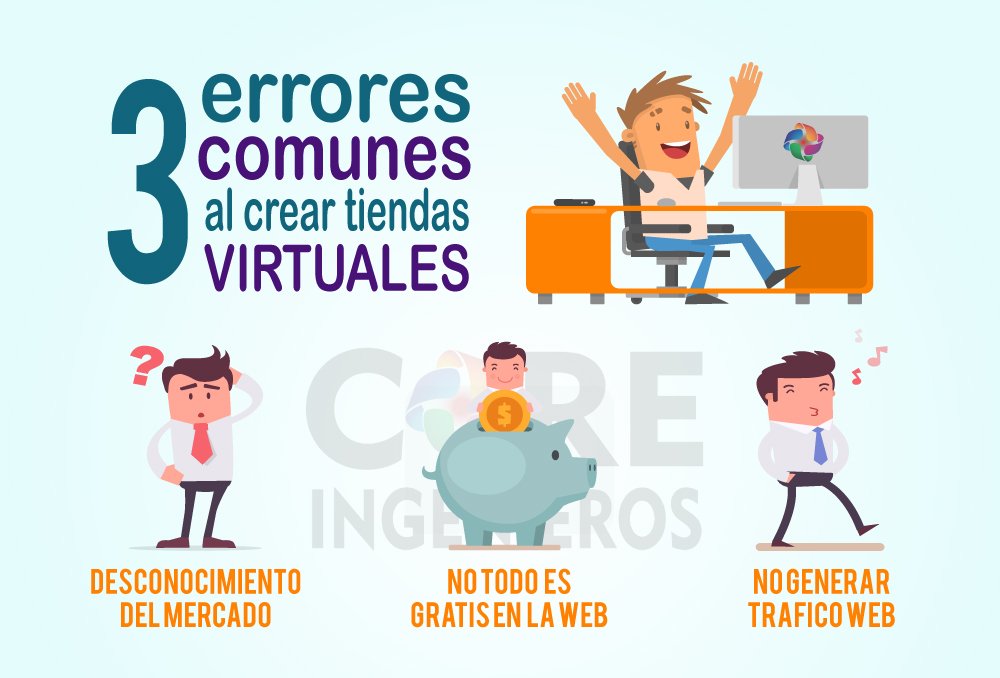 Errores comunes al crear una tienda virtual